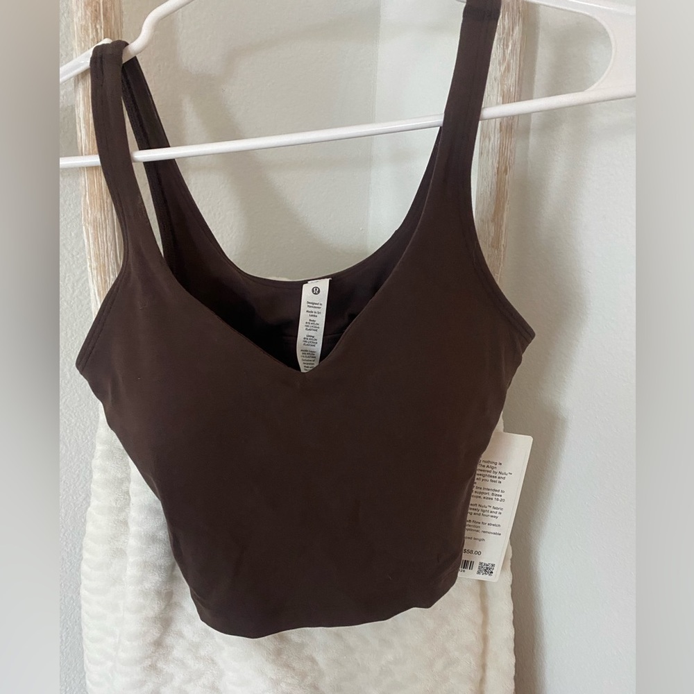 NWT Lululemon align tank in French Press